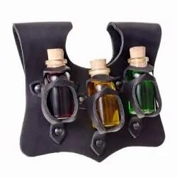 Potion flaskeholder m. 3 flasker Potion flaskeholder m. 3 flasker